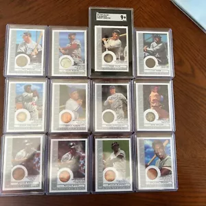2003 Topps Gallery HOF Currency Connection Coin Relics 12 CARD SET BABE GRADED! - Picture 1 of 6