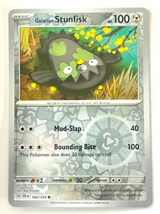 Galarian Stunfisk 106/159 Reverse Holo Journey Together Pokemon TCG Near Mint NM - Picture 1 of 6
