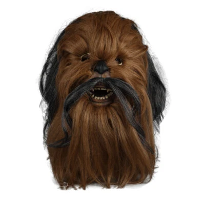 Cosplay Star Wars Chewbacca Mask Collectors Rubber Mask Halloween Latex Prop New - Image 1 of 4