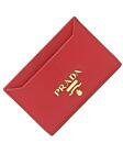 Pre Loved Prada Red Leather Card Case With Multiple Compartments  -  Wallets