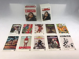 NATIONAL LAMPOON 1993 Complete 100 Card Set w/ all 10 SCULPTOR-CAST Chase Cards - Picture 1 of 5