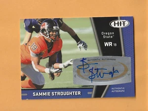 Sammie Stroughter Oregon State Beavers AUTO 2009 Sage Hit Tampa Bay Buccaneer 2I - Picture 1 of 2