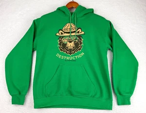 Resist Destruction Smokie the Bear Gildan Heavy Blend Hoodie Erwachsene Small grün - Bild 1 von 8