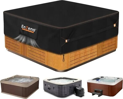 Outdoor SPA Hot Tub Cover Waterproof Square 86 X 86 Inch Fit 84 X 84 or 83 X 83 - Image 1 of 4