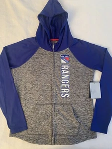 NY RANGERS DAMENJACKE REISSVERSCHLUSS KAPUZENPULLOVER MED G-III 4HER CARL BANKS TROPHY NHL HOCKEY - Bild 1 von 8