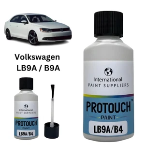 VW Volkswagen  LB9A CANDY WHITE   30ML PAINT TOUCH UP BOTTLE WITH BRUSH - Picture 1 of 5