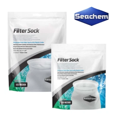 Seachem Filter Sock 100 Micron with Plastic Collar * - Image 1 of 3