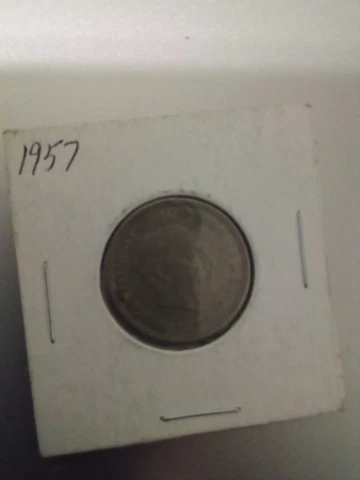 1957 (58) SPAIN 50 PESETAS EDGE: UNA-LIBRE-GRANDE coin Cover