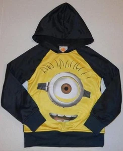 Despicable Me Pullover Hoodie Size 4-5 6-7 8 10 New Child Sweatshirt Minion - Picture 1 of 1