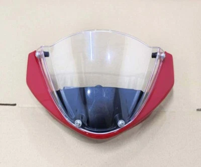 For Ducati Monster 821 797 1200 2018-2022 Windscreen w/ Fairing - Red & clear - Изображение 1 из 4