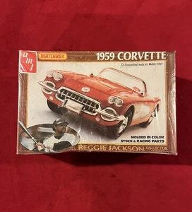 Corvette Matchbox Modell 1959 mit Reggie Jackson in Verpackung - Bild 1 von 3