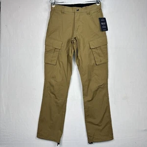 Bylt Cargo Pants Mens 30 x 32 Brown Ripstop Tactical Utility Hiking Outdoor NWT - Picture 1 of 12