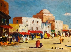 B. Retaux (1947-) Acrylic/Oil on Panel, 'Le Bled', Signed - Picture 1 of 1