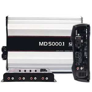 Amplifier MD 5000 1 Ohm 5000w RMS 1ohm 5k + PRO 2.6S Sound Processor Digital - Picture 1 of 4