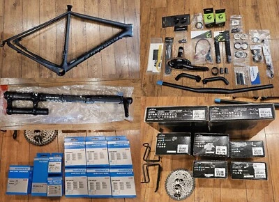 Комплект конструктора 2015 Cannondale F-Si Carbon Black Inc XTR Di2 XC Гоночный Горный Велосипед - Изображение 1 из 4