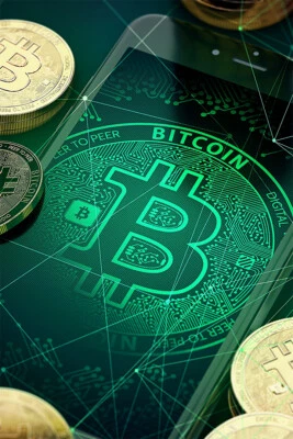 Bit Coin Money Currency Print Wall Art Home Decor - POSTER 20x30 - Image 1 of 4