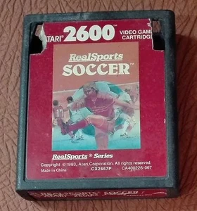 41719 Atari 2600 - RealSports Soccer - cx2667P - Retrogaming - 1983 - Picture 1 of 3