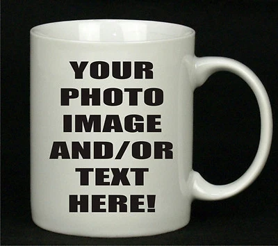 Your Image/Photo or Text on a MUG! Personalised Gift - Stunning Quality!