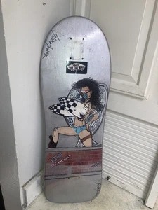 De colección 1980 Plata Spider Bud LaRosa Marvel - Vans Prototipo Tabla de Monopatín - Imagen 1 de 12