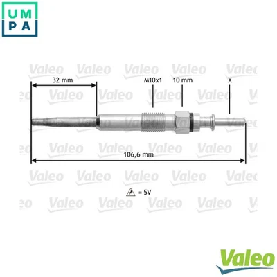 4x GLOW PLUG 345134 FOR ALPINA BMW 6/E0/E1/X/SAC/E71/E72/Convertible/E4/E3/E5 - Image 1 of 4