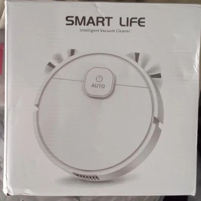 SMART LIFE INTELLIGENT MINI ROBOT VACUUM HARD FLOOR CLEANER - WHITE - Image 1 of 4