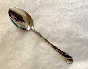 Mikasa SWEET PEA Stainless Flatware LARGE SERVING SPOON 9 1/2” long - 18/8 - Picture 1 of 5