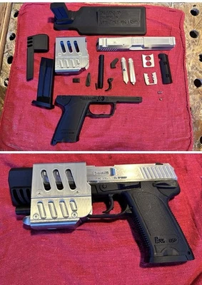 Blade 2 Live Fire Match USP Pistol W/ LAM Unit Replica Prop - 3D Print Kit - Image 1 of 4