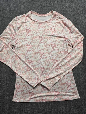 Camisa de sol AFTCO para mujer manga larga rosa geométrica mediana UPF pesca Foto 1 de 4