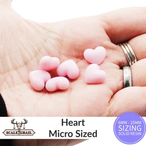 Corazón Hinchado Miniatura MICRO La Escala Grial - 6MM - 25MM Tamaños - Imagen 1 de 5