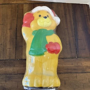 New & Sealed ~ TORO Christmas Blow Mold 10" Pathway Marker ~ Teddy Bear - Picture 1 of 6