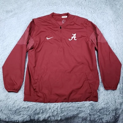 Chaqueta Nike Alabama Crimson Tide Coaches Para Hombre XL Dri Fit Fútbol Universitario Foto 1 de 4