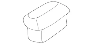 Genuine Mitsubishi Lens & Housing Grommet MR339889 - Picture 1 of 2