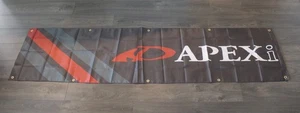 Apexi Banner Flag Big 2x8 ft Racing Auto Parts Store Speed Shop Garage Mechanic - Picture 1 of 5
