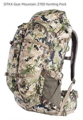 Sitka Gear Big Game Subalpine Mountain 2700 Pack 40068-SA-OSFA - Image 1 of 4