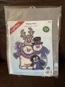 Design Works “WinterPals” 7-count Plastic Canvas Kit - Picture 1 of 7