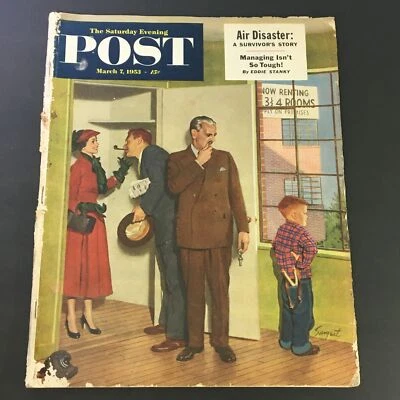 The Saturday Evening Post March 7 1953 Managing Isn't So Tough by Eddie Stanky Foto 1 de 4
