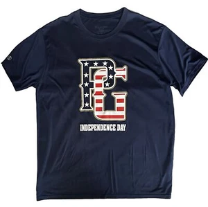 XL PERFECT GAME PG BASEBALL T SHIRT MENS TRAINING PATRIOTIC MILITARY USA FLAG NW - Picture 1 of 4
