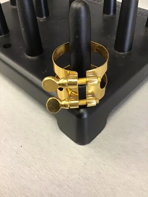 Tenor Sax Inverted Ligature Gold Lacquer Made in France (Bonade Style)