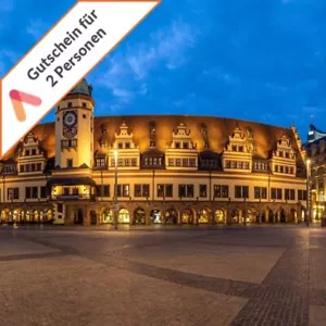 Kurzreise Leipzig Book Hotel 2 Pers. 3 Tage Frühstück Hotelgutschein Städtereise - Bild 1 von 12