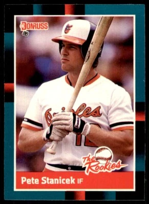 1988 Donruss The Rookies Pete Stanicek Baseball Cards #15 - Image 1 of 2
