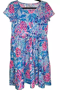 Lilly Pulitzer Geanna Swing Dress size XS NWT Short Sleeve Jersey Knit - Picture 1 of 13