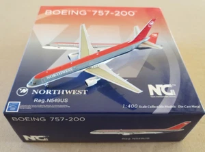 1:400 NG Models Boeing 757-200 Northwest Airlines N549US Shoebowl livery - Picture 1 of 4