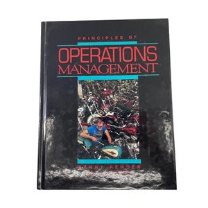 Principles of Operations Management Barry Render Jay Heizer Book - Picture 1 of 7