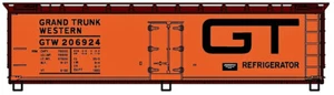 Kit de coche refrigerador de madera Accurail escala HO 40' - Grand Trunk Western - Imagen 1 de 2