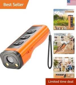 Humane Dog Bark Training Device - 50ft Ultrasonic Deterrent for Peaceful Homes - Picture 1 of 9