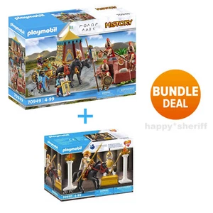 Playmobil Set 70949 Leonidas And 70950 Alexander The Great Collectible NEW BOXED - Picture 1 of 9
