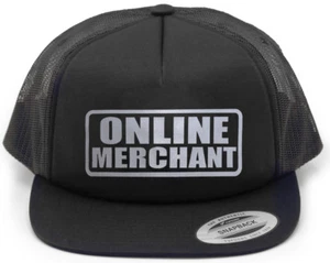Online Händlermütze, Baseball Caps, reflektierender Aufdruck. - Bild 1 von 3