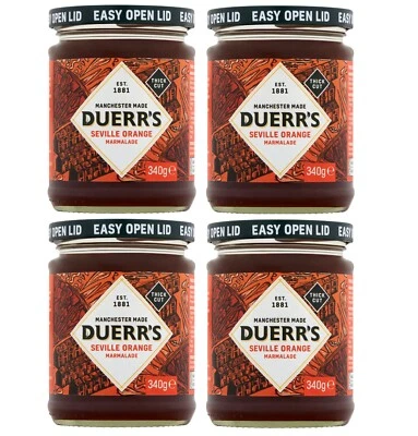 Duerr's Thick Cut Classic Seville Orange Marmalade 340g  PACK OF 4 - Image 1 of 2