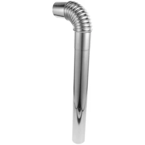 Flexible Chimney Flue Pipe for Wood Stove 50cm Stainless Steel Exhaust Vent - Picture 1 of 12