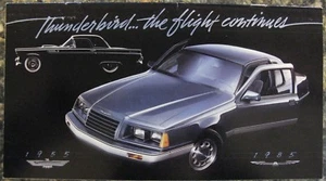 FORD THUNDERBIRD THE FLIGHT CONTINUES 1985 BROCHURE ORIGINAL HISTORY 1955 30 YRS - Bild 1 von 2
